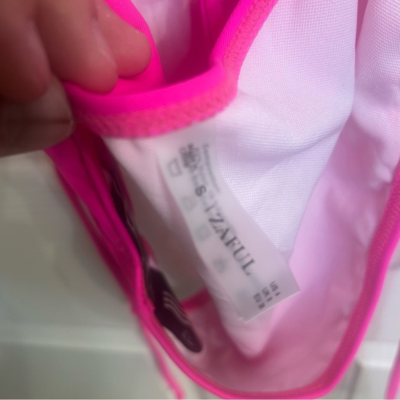 Zaful Vibrant Pink One Piece Swimsuit - Picture 2 of 5